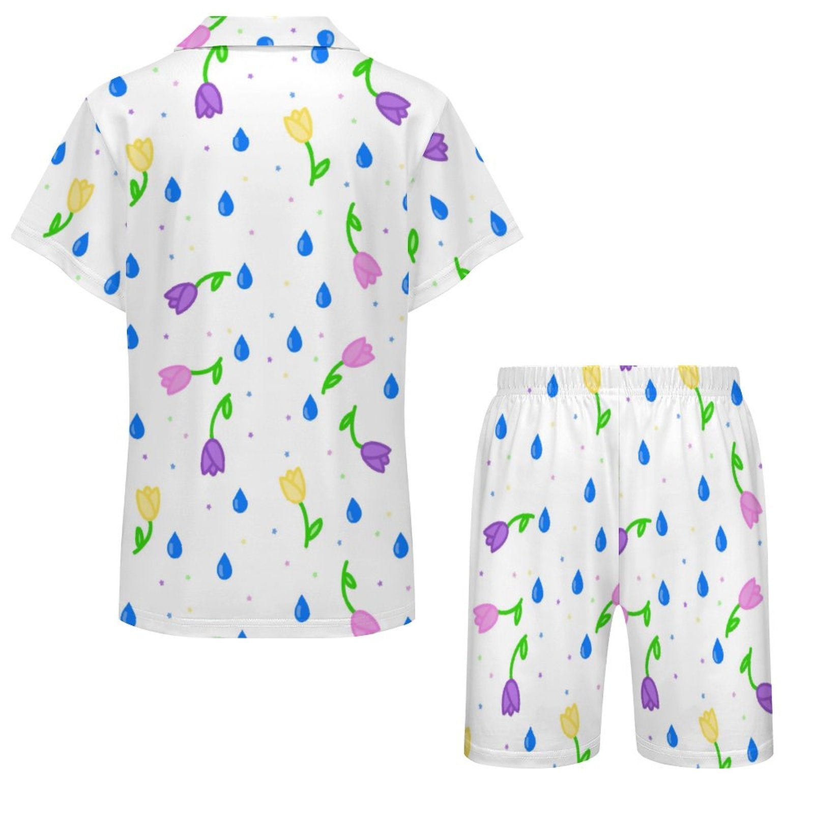 Petal Dripzzz - Kids short sleeve pajama set