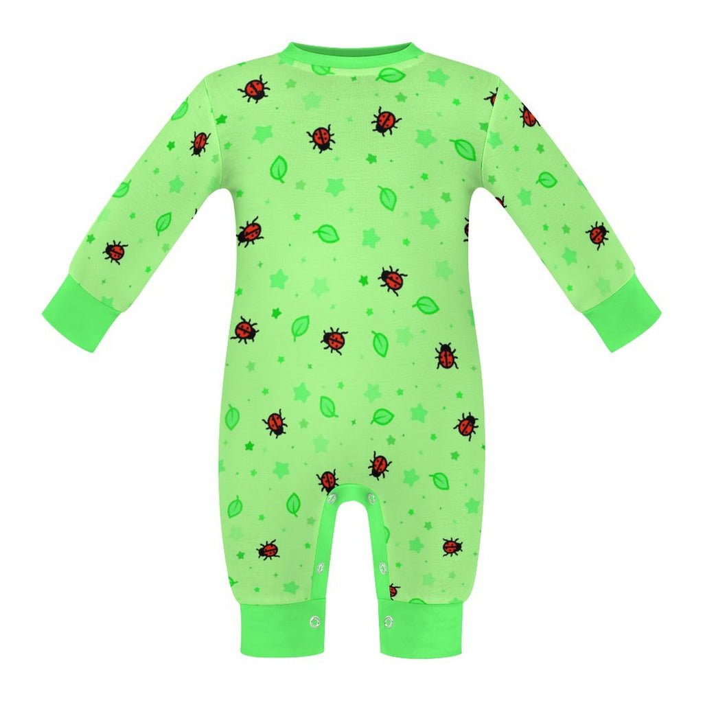 Ladybirdzzz - Long Sleeve Baby Romper