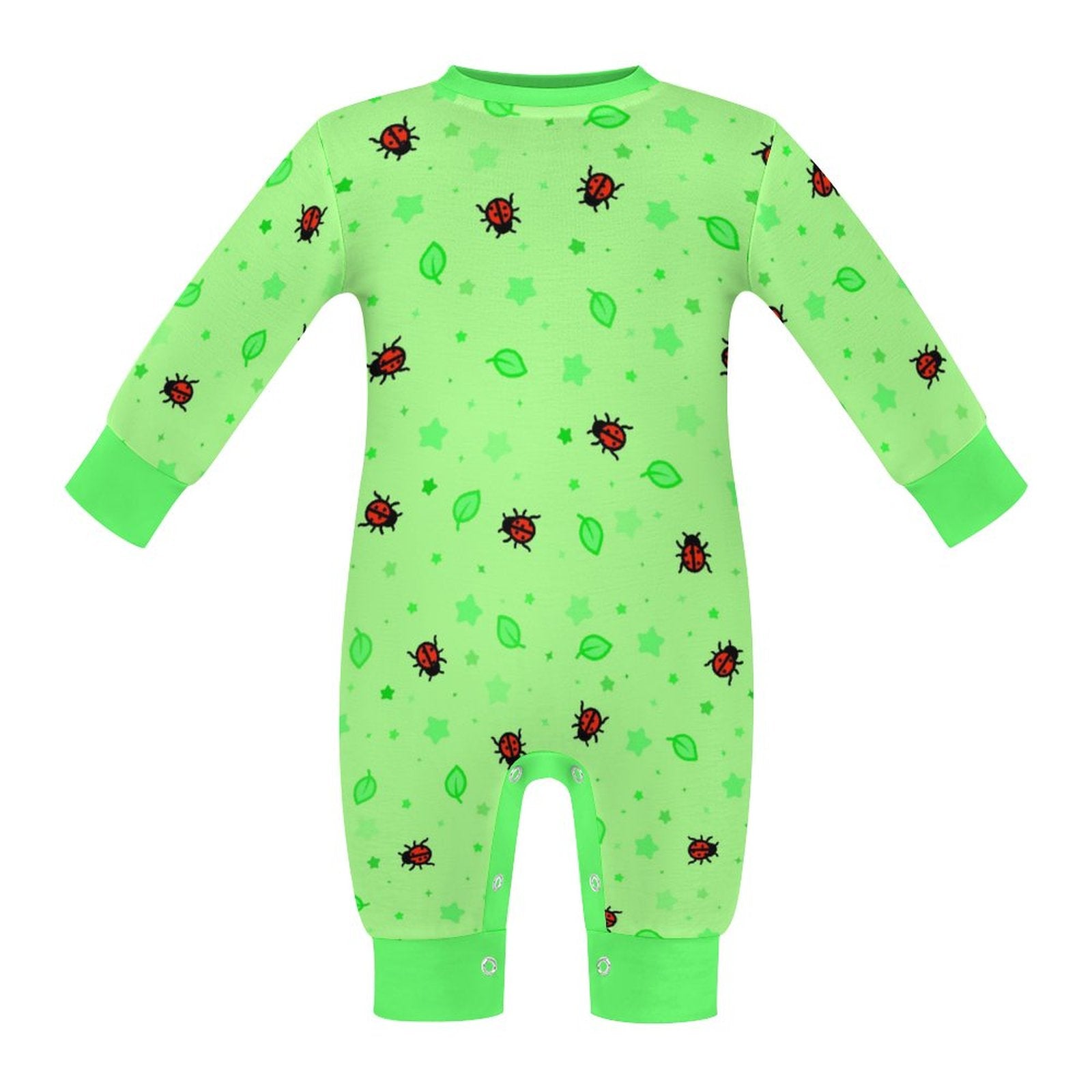 Ladybirdzzz - Long Sleeve Baby Romper