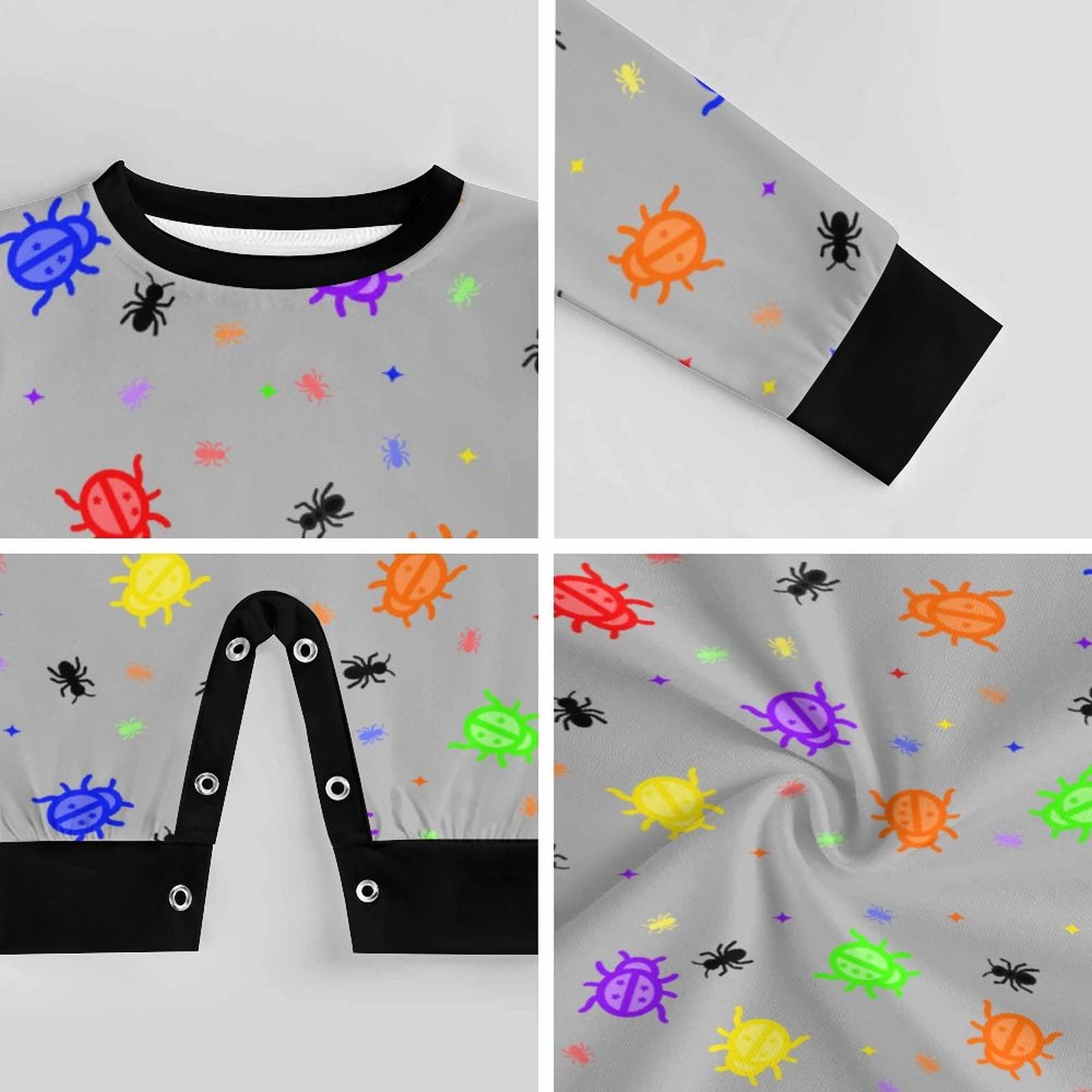 Doodle Bugzzz - Long Sleeve Baby Romper