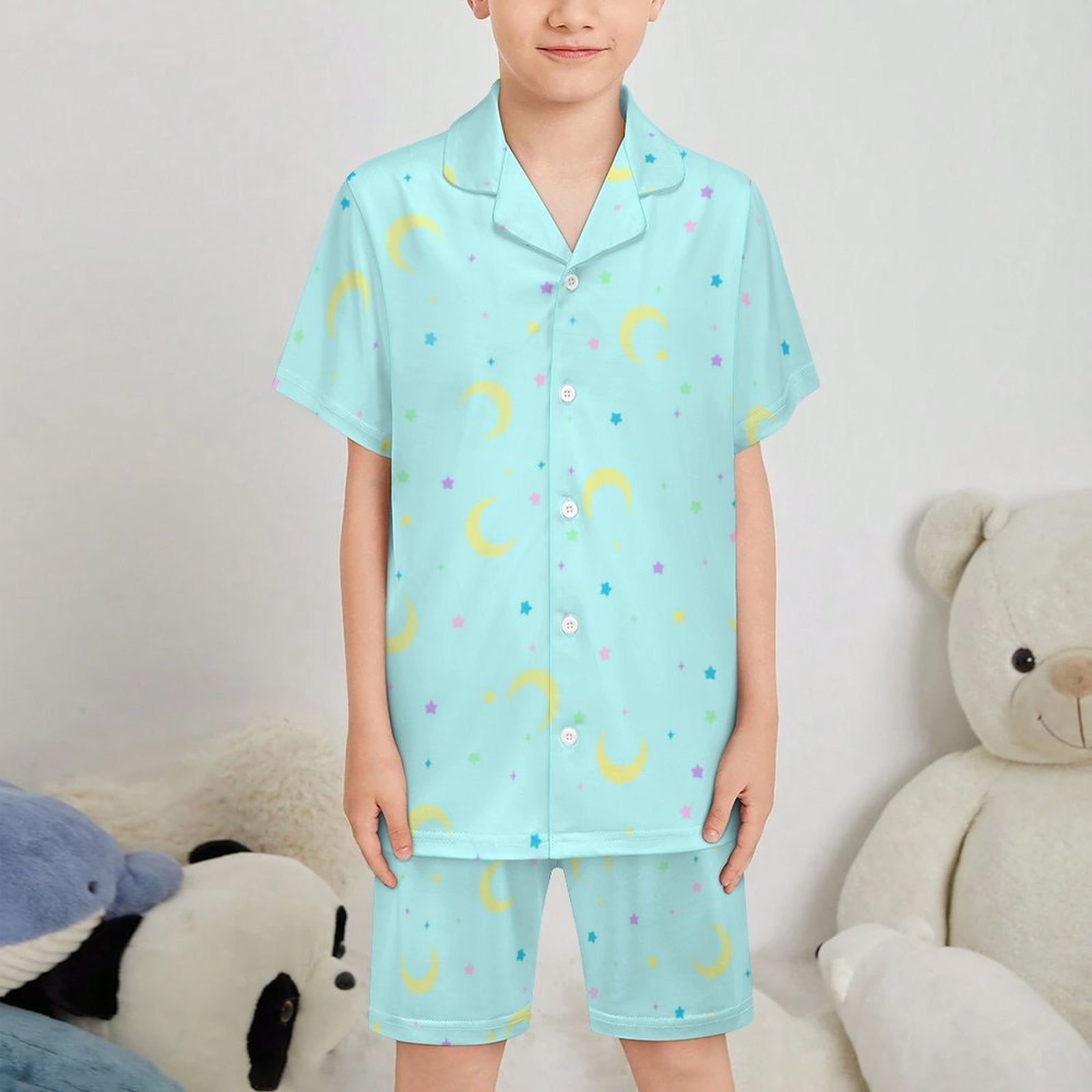 Pastel Nights - Kids short sleeve pajama set