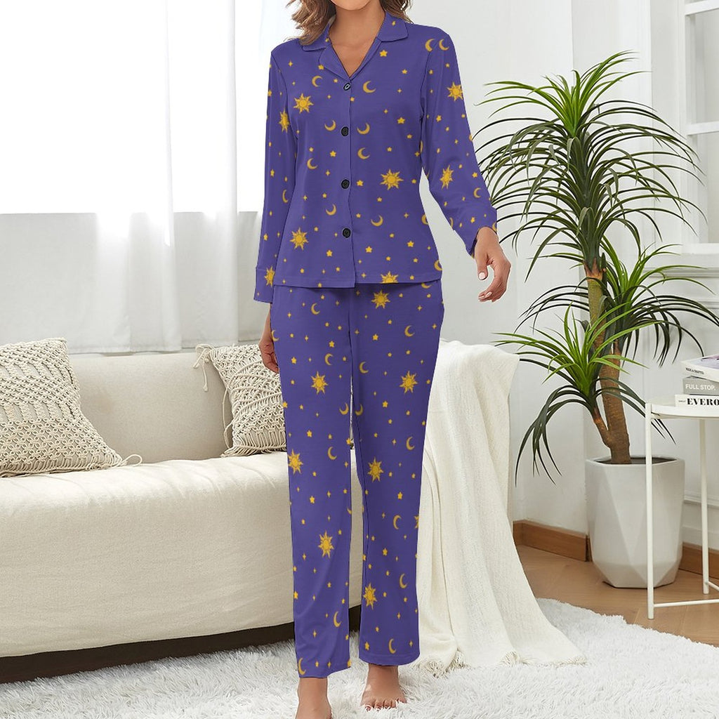 Celestial Dreams - Women’s long sleeve pajama set