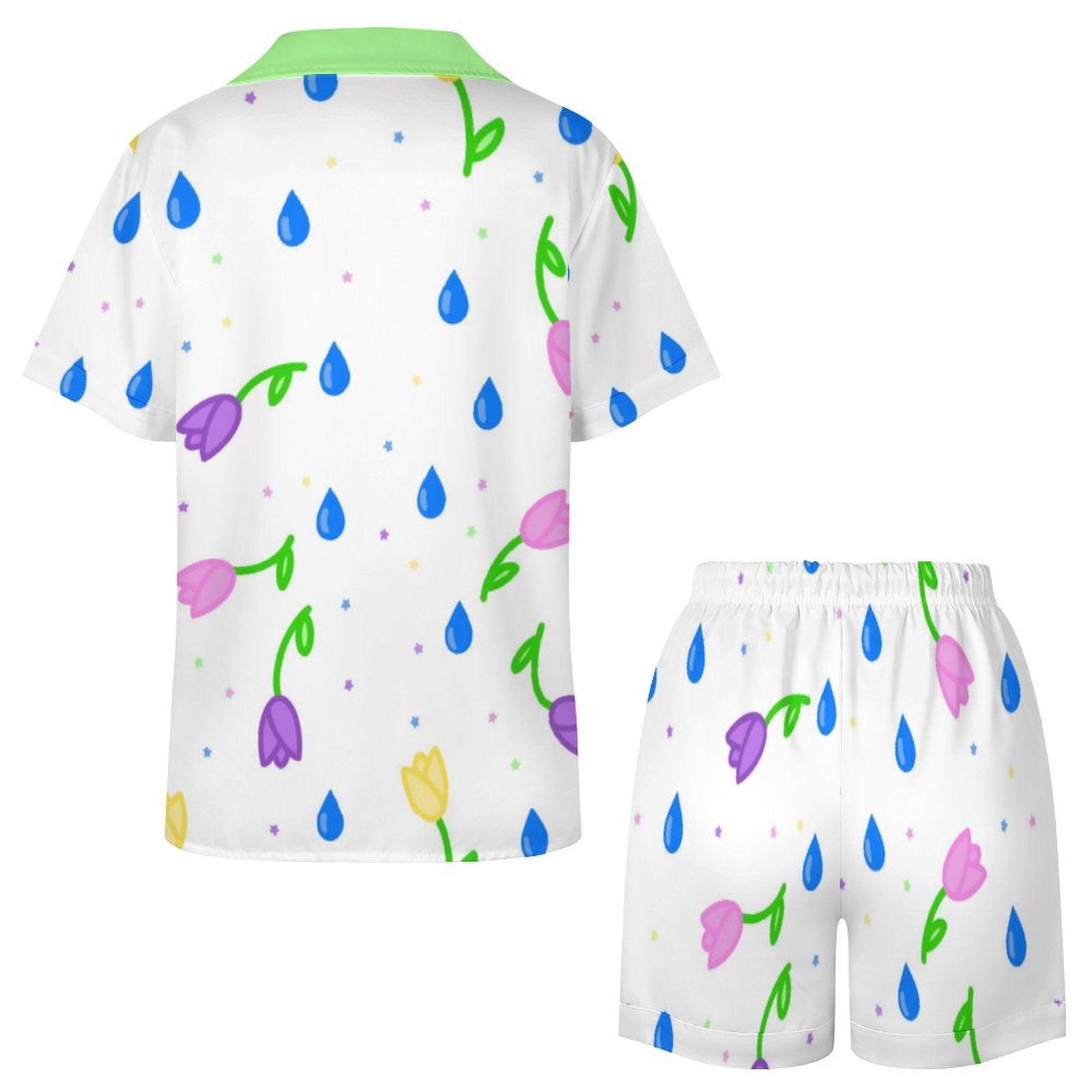 Petal Dripzzz -  Women’s Satin Pajama Set