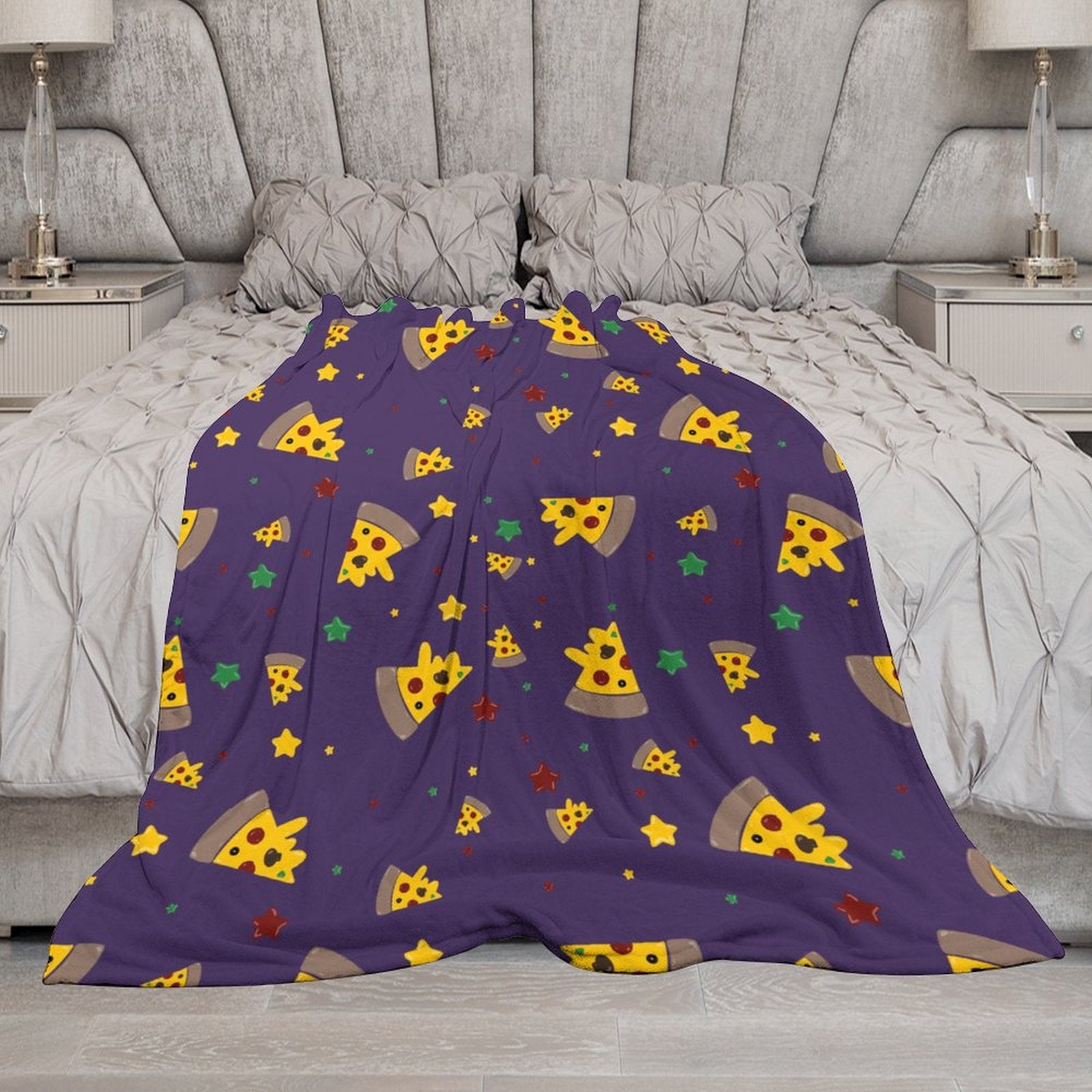 Pizzza Dreams - Flannel Blanket-70"x80"