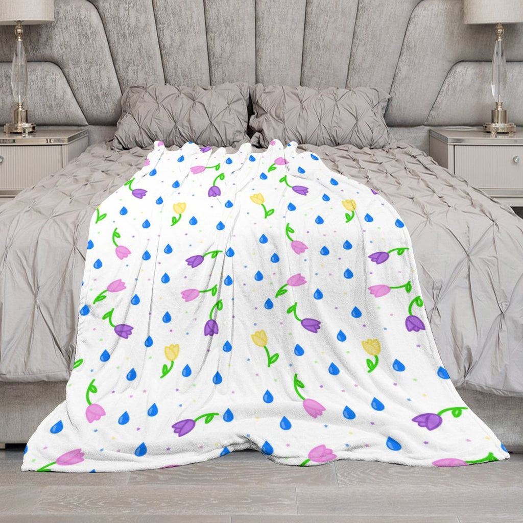 Petal Dripzzz - Flannel Blanket-40"x50"