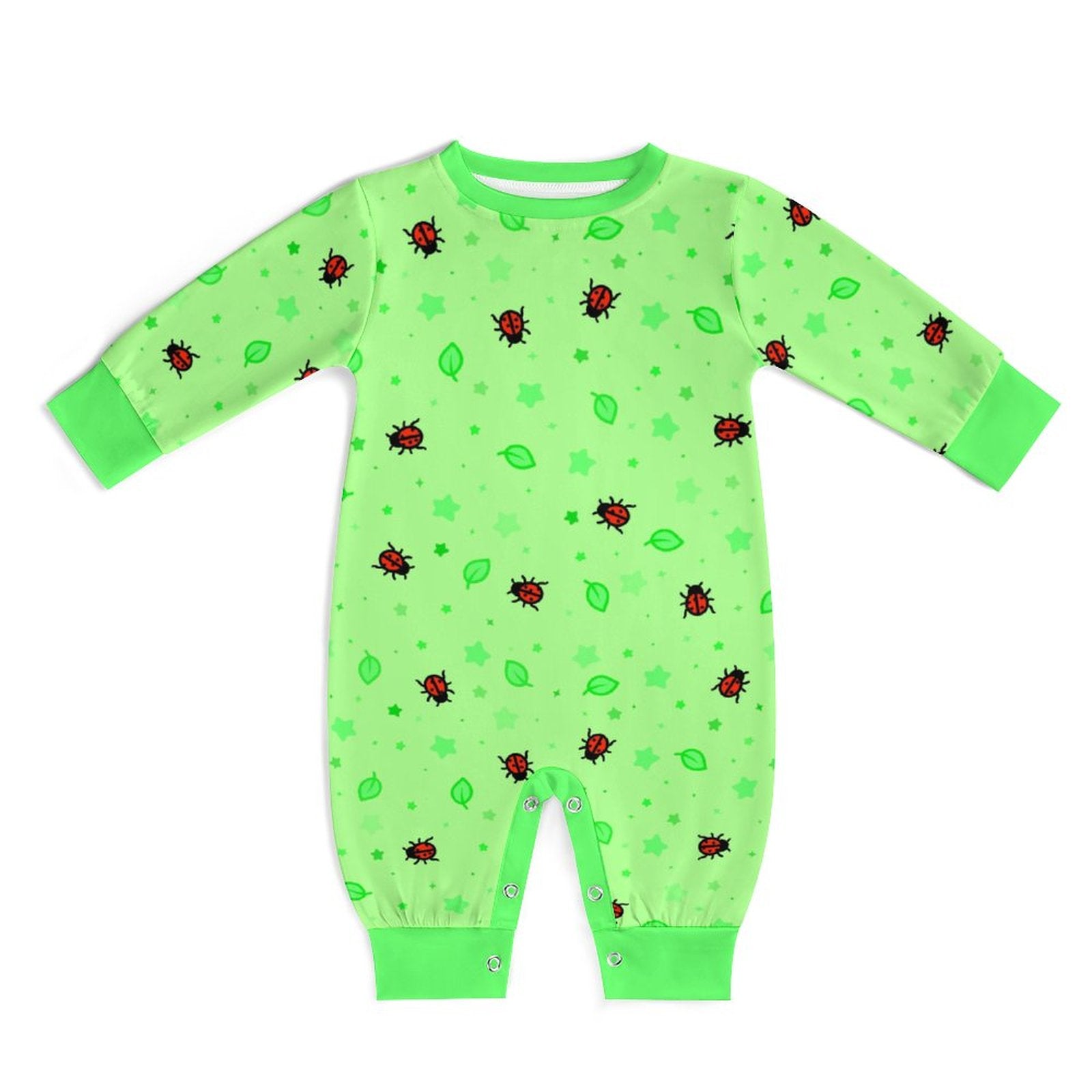 Ladybirdzzz - Long Sleeve Baby Romper