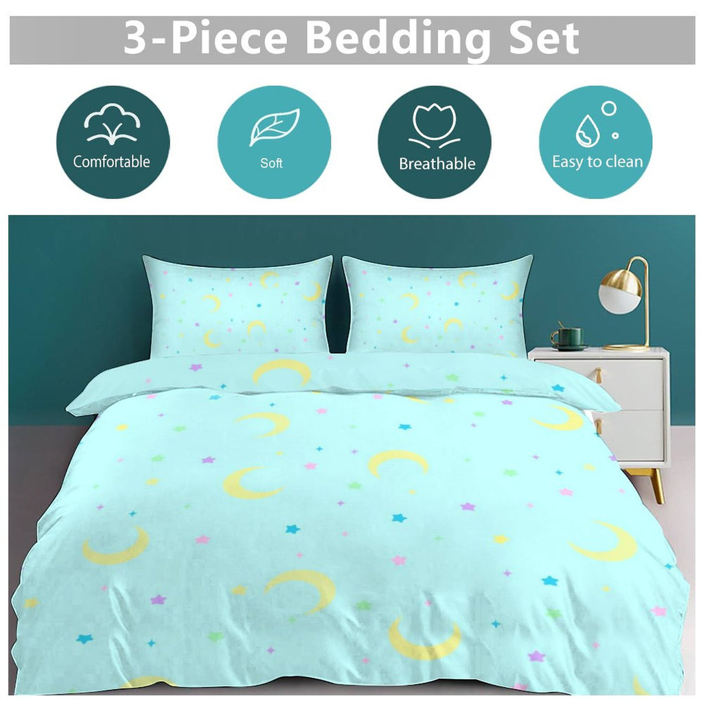 Pastel Nights - 3-Piece Bedding Set - Twin