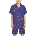 Celestial Dreams-Kids short sleeve pajama set