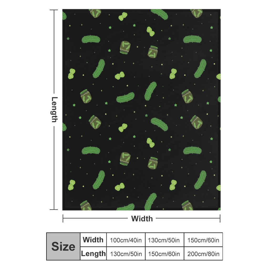 Pretty Pickles -  Flannel Fleece Blanket-40"x50"