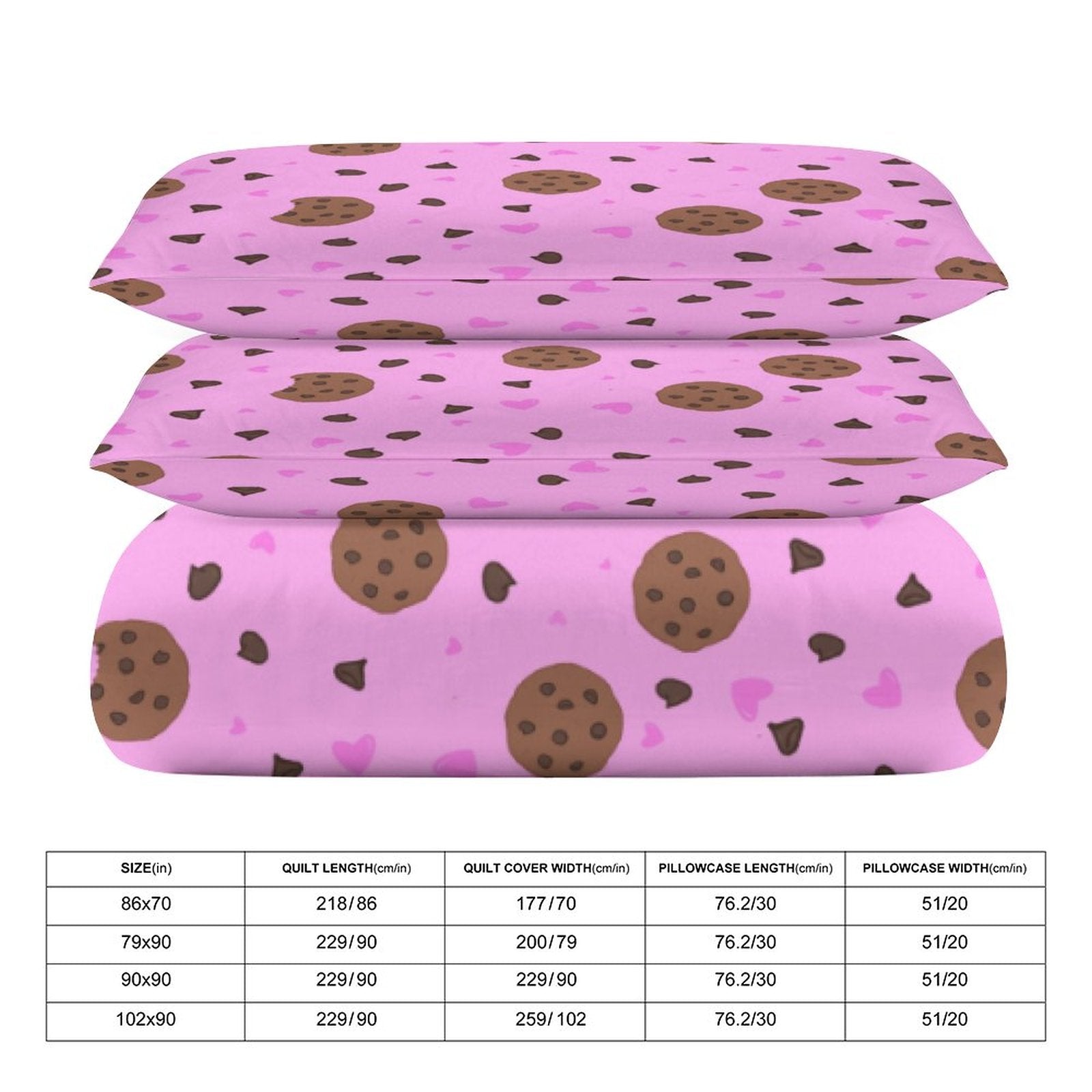Chocolate Chip Dream - 3-Piece Bedding Set - Twin