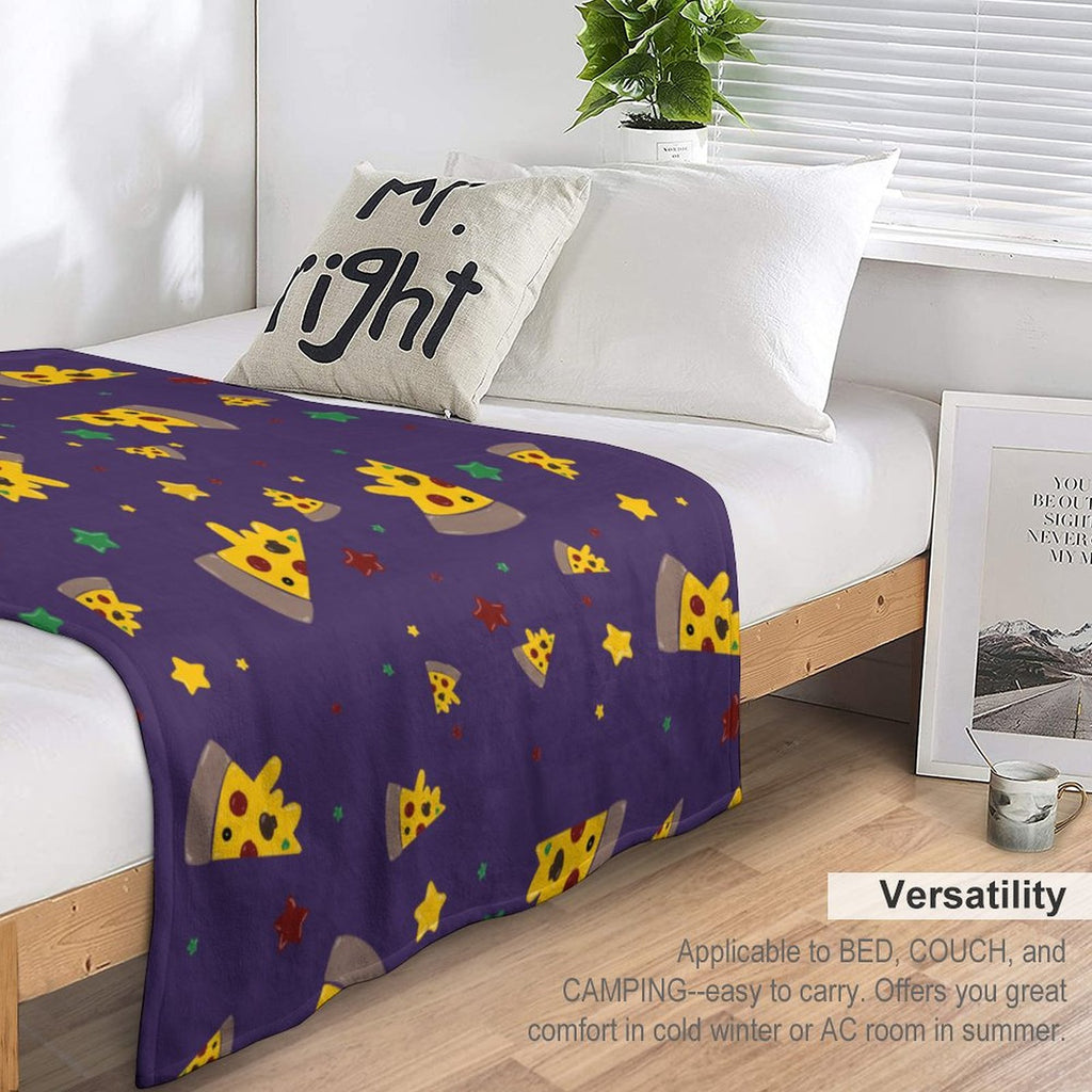 Pizzza Dreams - Flannel Blanket-40"x50"